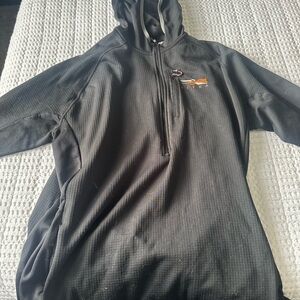 Sitka Black Hooded Pullover